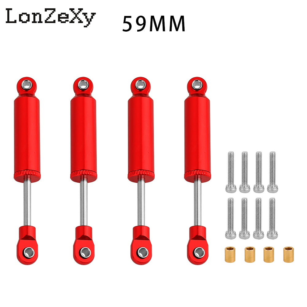 LONZEXY Built-in Spring Shocks Damper for 1/18 TRX-4M Bronco Defender K10 (65mm)