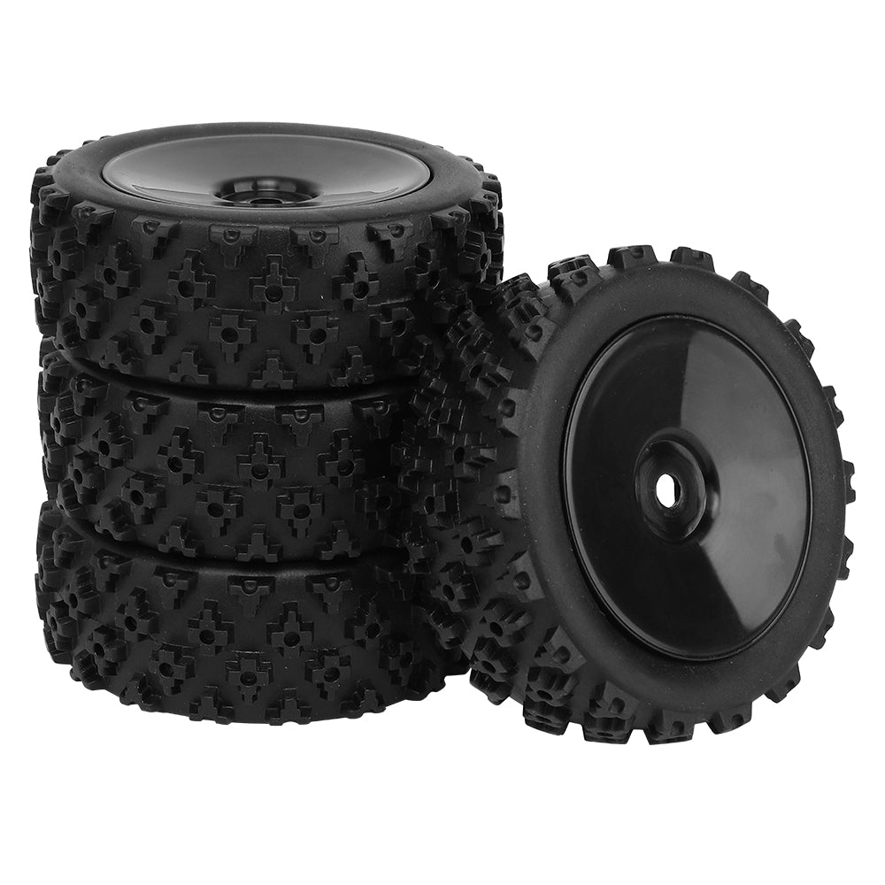 1/10 RC Off-Road Buggy Wheels 72.4g Knobby All-Terrain Rubber Tires Multi Color Rim RC Car Upgrade Parts
