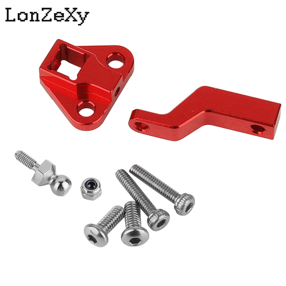 LONZEXY Aluminum Trailer Tow Hitch with Brass Ball for 1/18 TRX4M