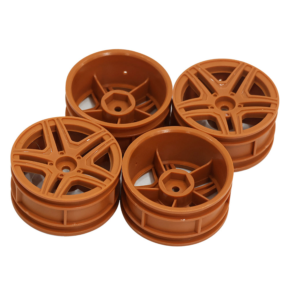 1/10 RC On-Road Car Plastic Wheel Rims Style A 52.8g 12mm Hex Multi Color Empty Hubs RC Modification Parts