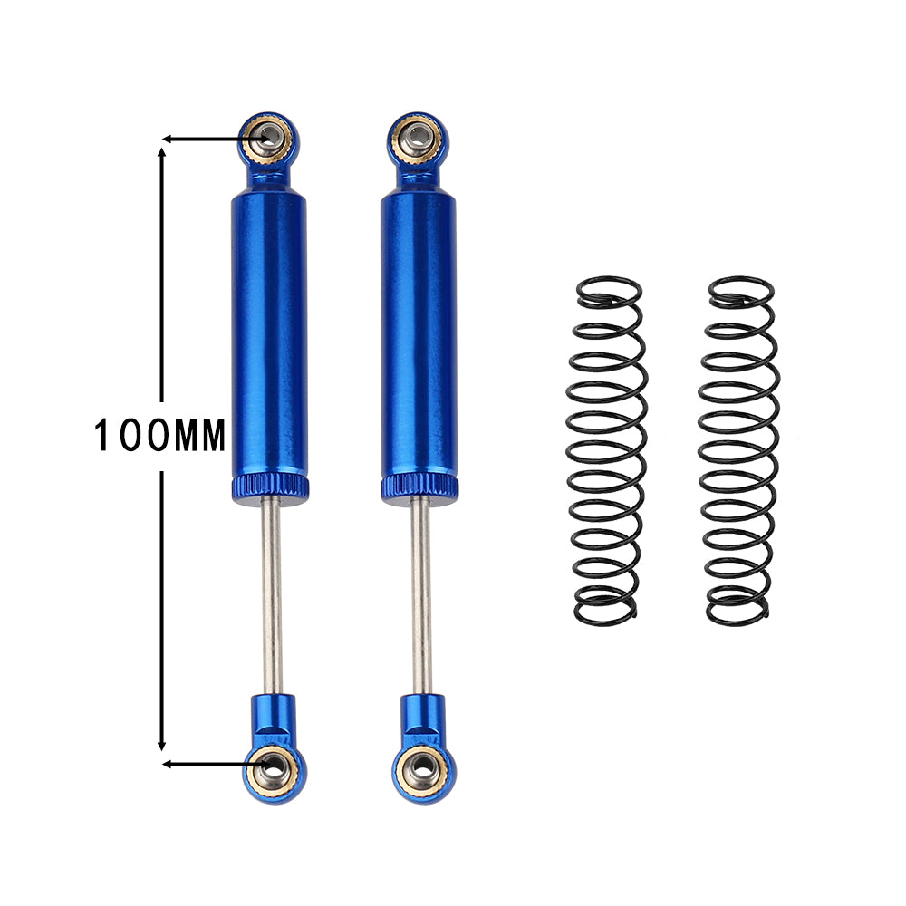 LonZeXy 1/10 RC Crawler Metal Oil Shock Absorber 70/80/90/100/110mm Adjustable Damper For SCX10 TRX4 D90 RC Car Upgrade Parts