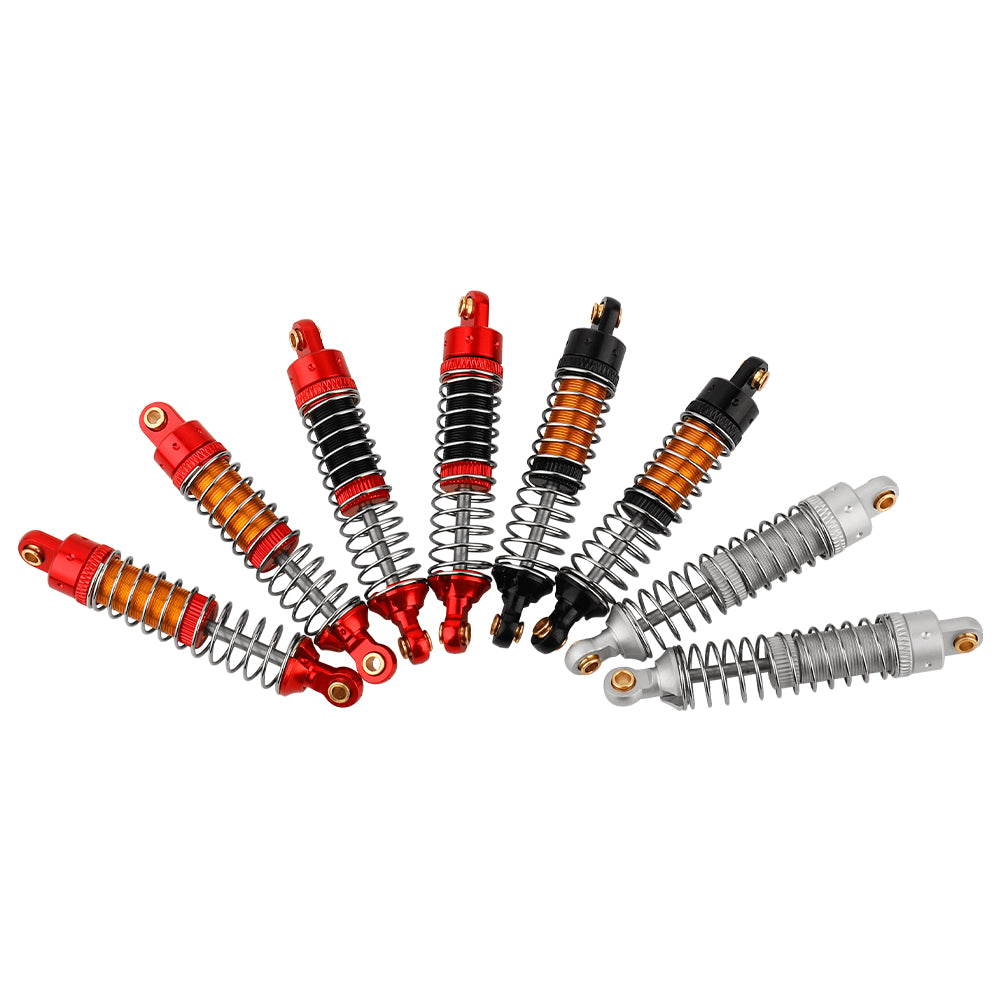 LonZeXy 4PCS New Aluminum Oil Shock Absorber 53/59/66mm Adjustable Damper For Traxxas TRX4M 1/18 RC Crawler Car Suspension Upgrade Parts