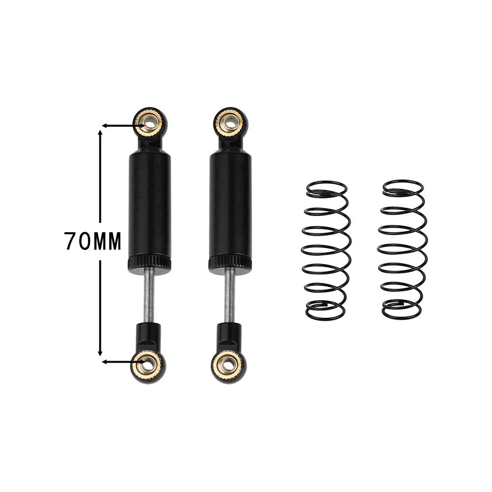 LonZeXy 1/10 RC Crawler Metal Oil Shock Absorber 70/80/90/100/110mm Adjustable Damper For SCX10 TRX4 D90 RC Car Upgrade Parts