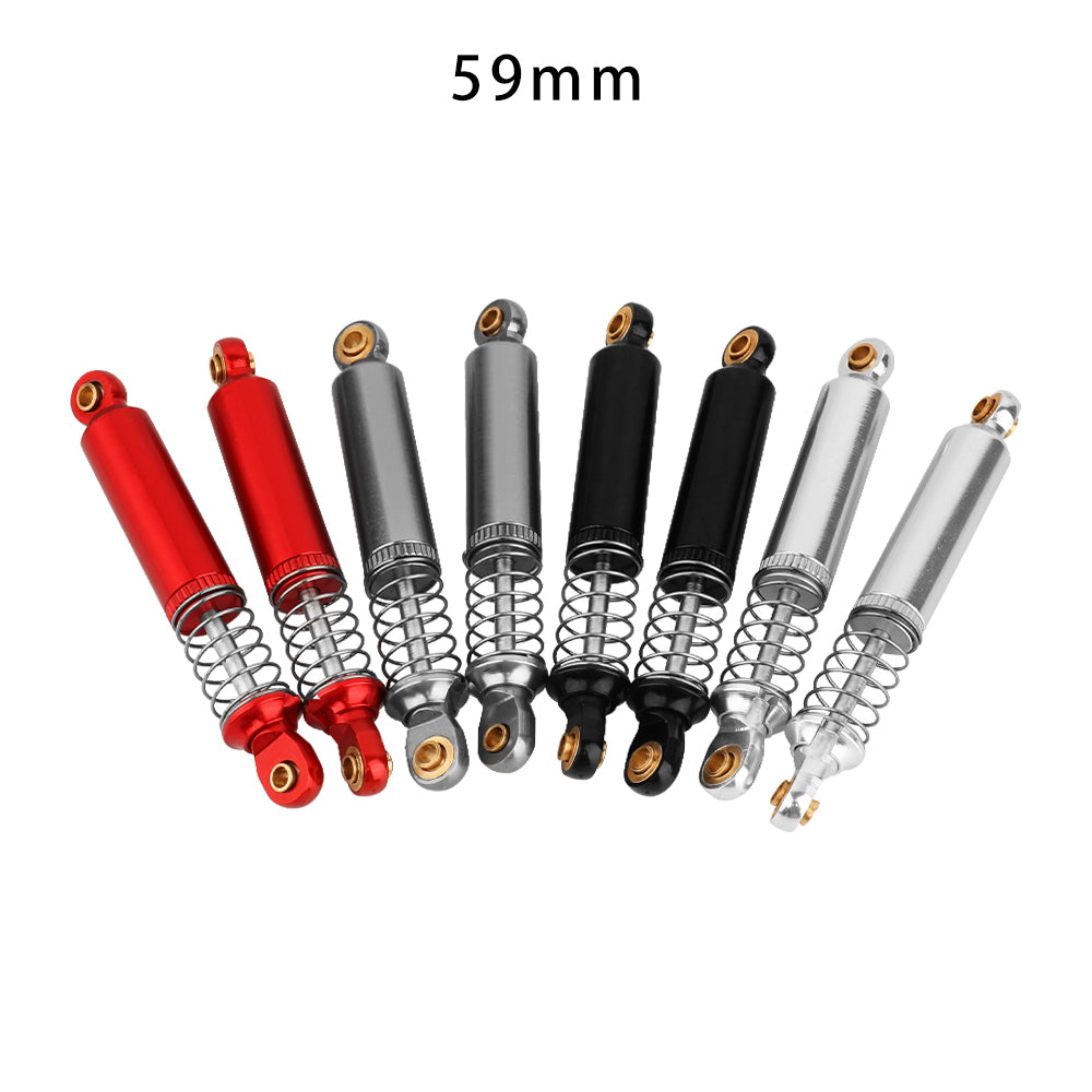 LomZeXy 4PCS Oil Shock Absorber 53/59/65/71/77mm Adjustable Damper For Traxxas TRX4M 1/18 RC Crawler Aluminum Suspension Upgrade Parts