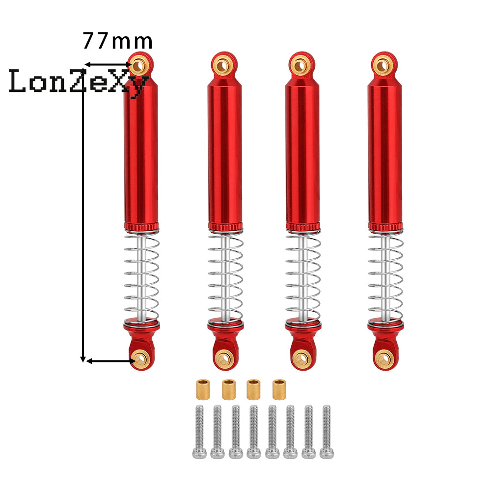 LonzeXy Shock Absorber Set 4pcs for SCX10