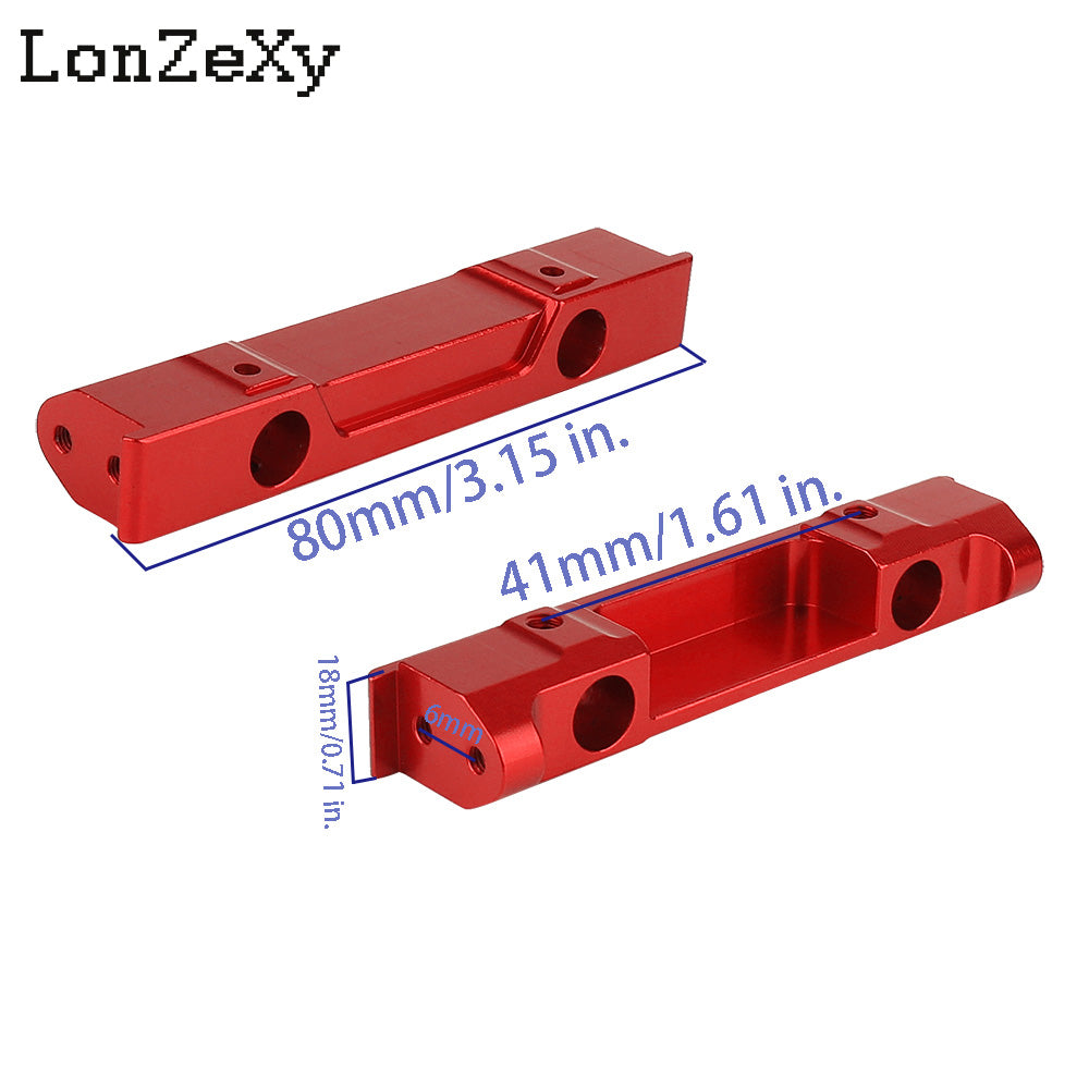 LONZEXY Aluminum Alloy Bumper Bracket for SCX10 Pro