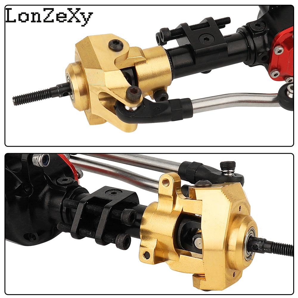 LONZEXY C Hub Steering Knuckles for Front Axle for SCX10