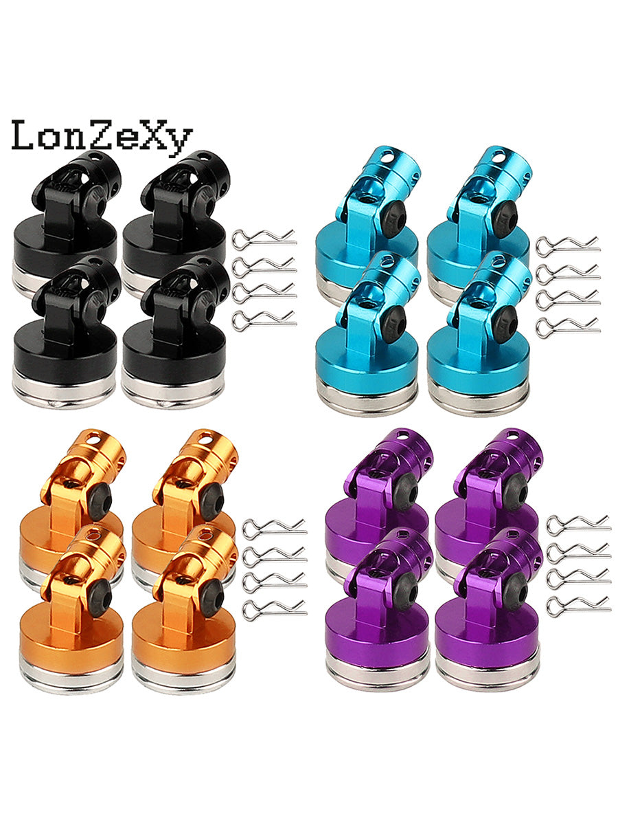 Lonzexy Alloy Magnetic Body Shell Mount Column for HSP Redcat Himoto Traxxas SCX10