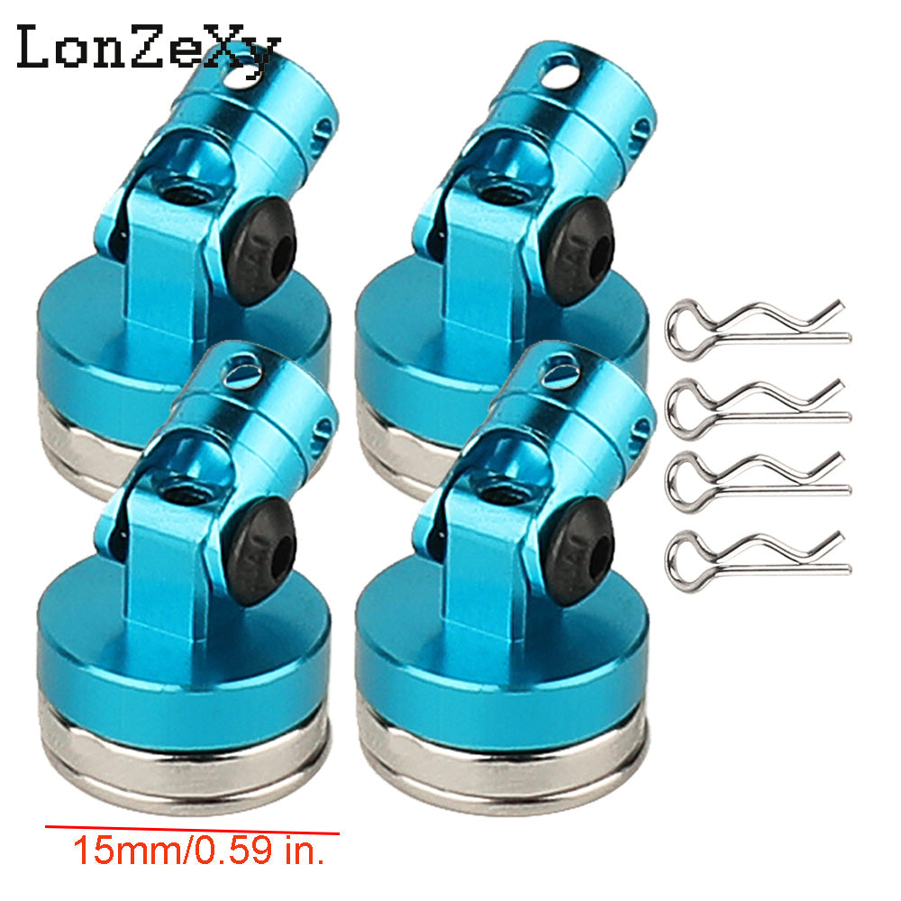 Lonzexy Alloy Magnetic Body Shell Mount Column for HSP Redcat Himoto Traxxas SCX10