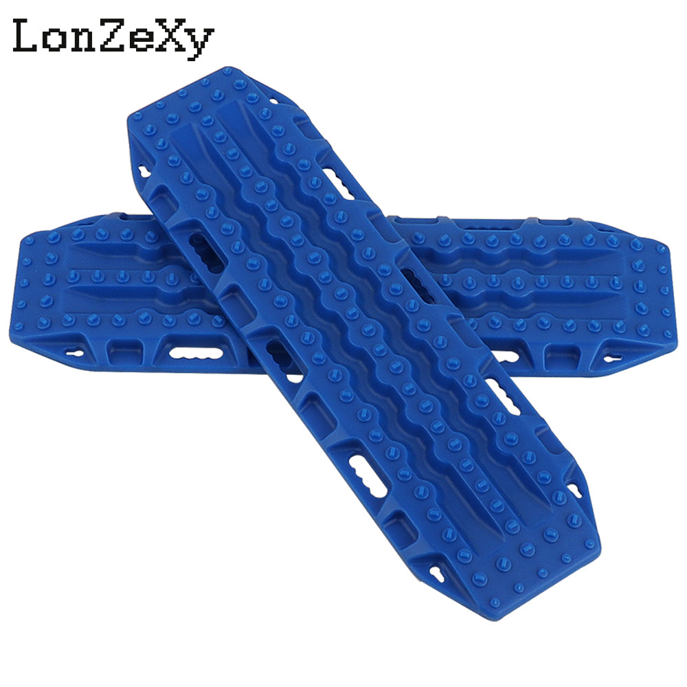 Lonzexy 2pcs 1/10 RC Plastic Sand Ladder Recovery Ramps Board for TRX4 SCX10 90046