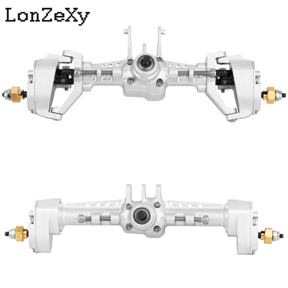 LONZEXY +4mm Extended Aluminum Front Rear Complete Axles for 1/18 TRX4M