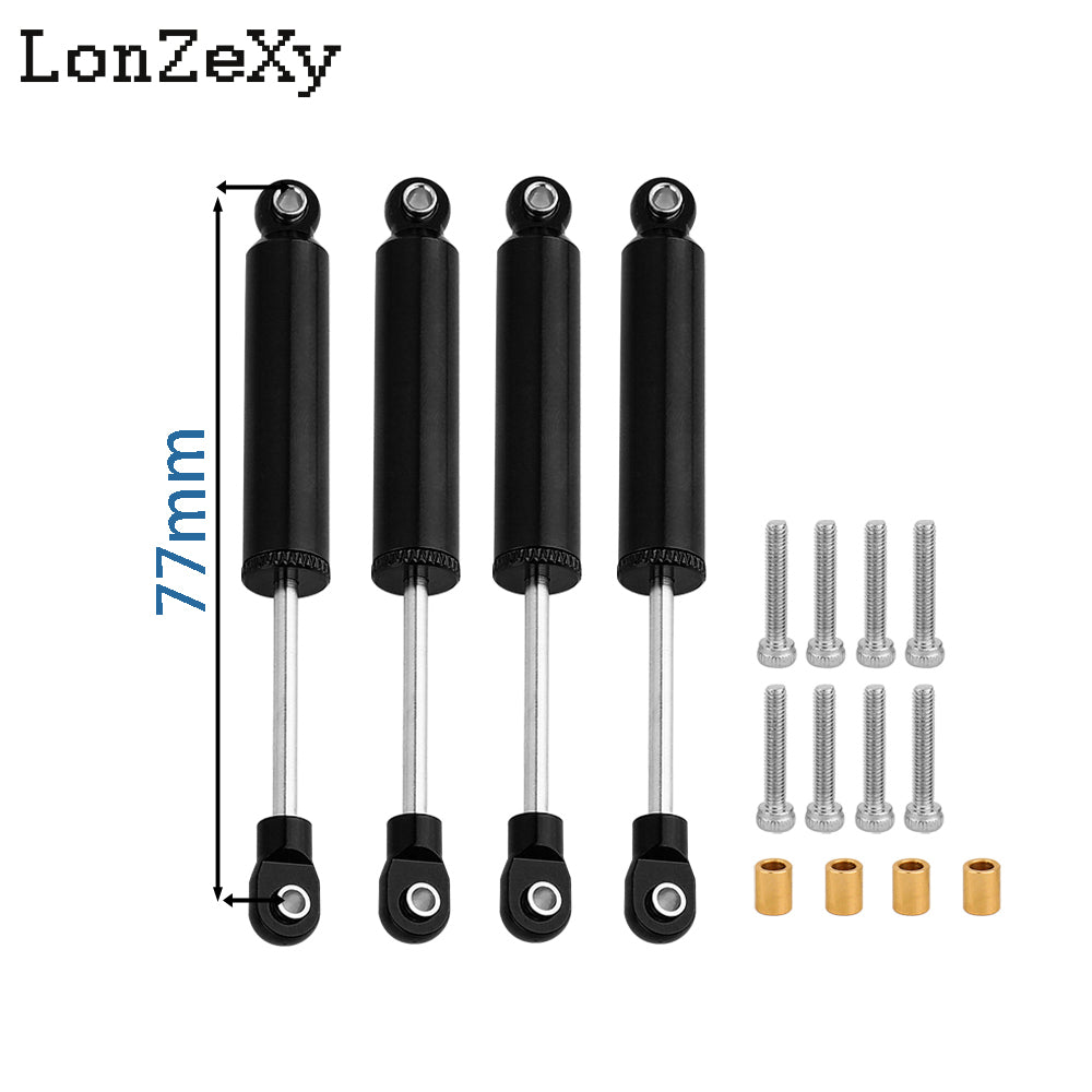 LONZEXY Built-in Spring Shocks Damper for 1/18 TRX-4M  Bronco Defender K10 (77mm)