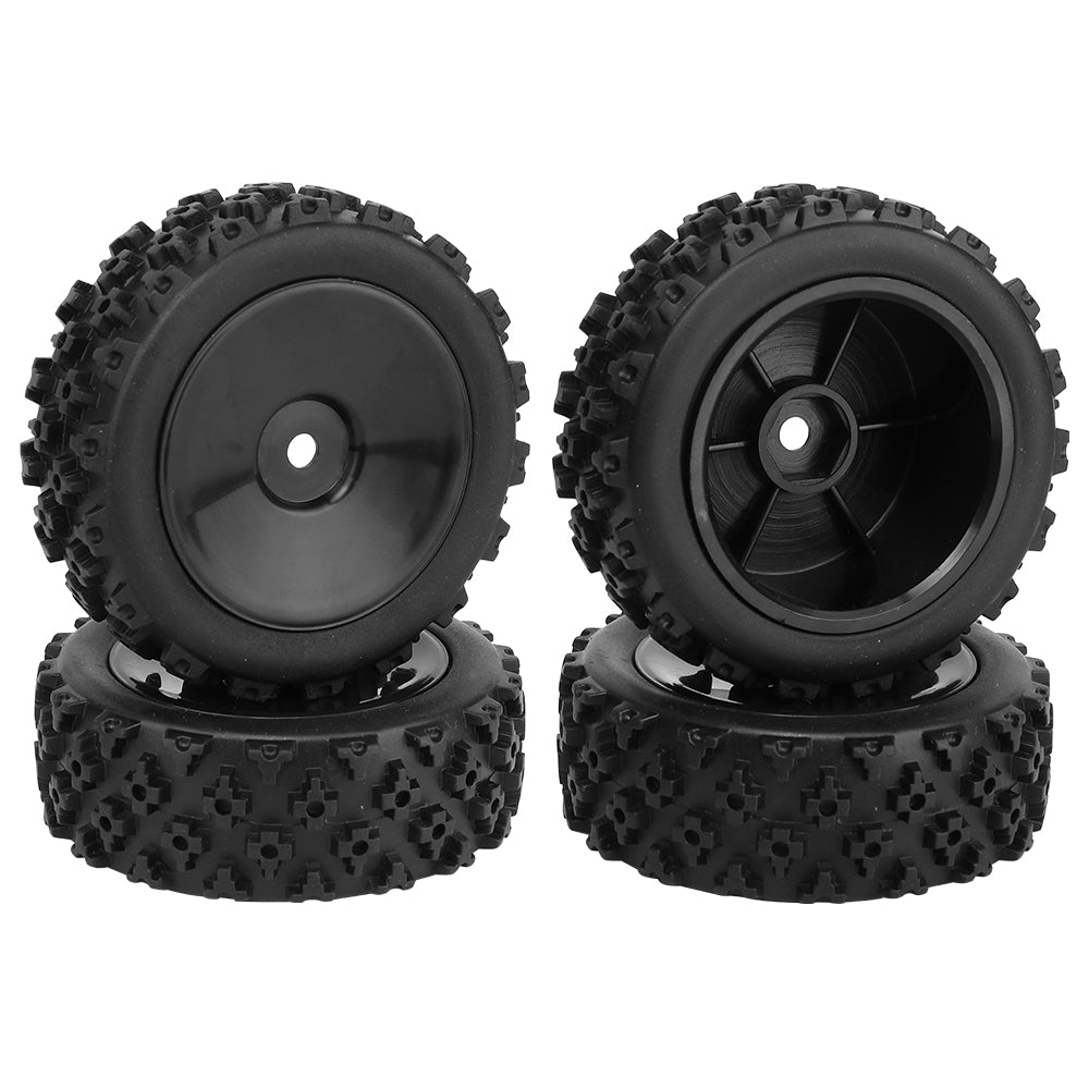 1/10 RC Off-Road Buggy Wheels 72.4g Knobby All-Terrain Rubber Tires Multi Color Rim RC Car Upgrade Parts