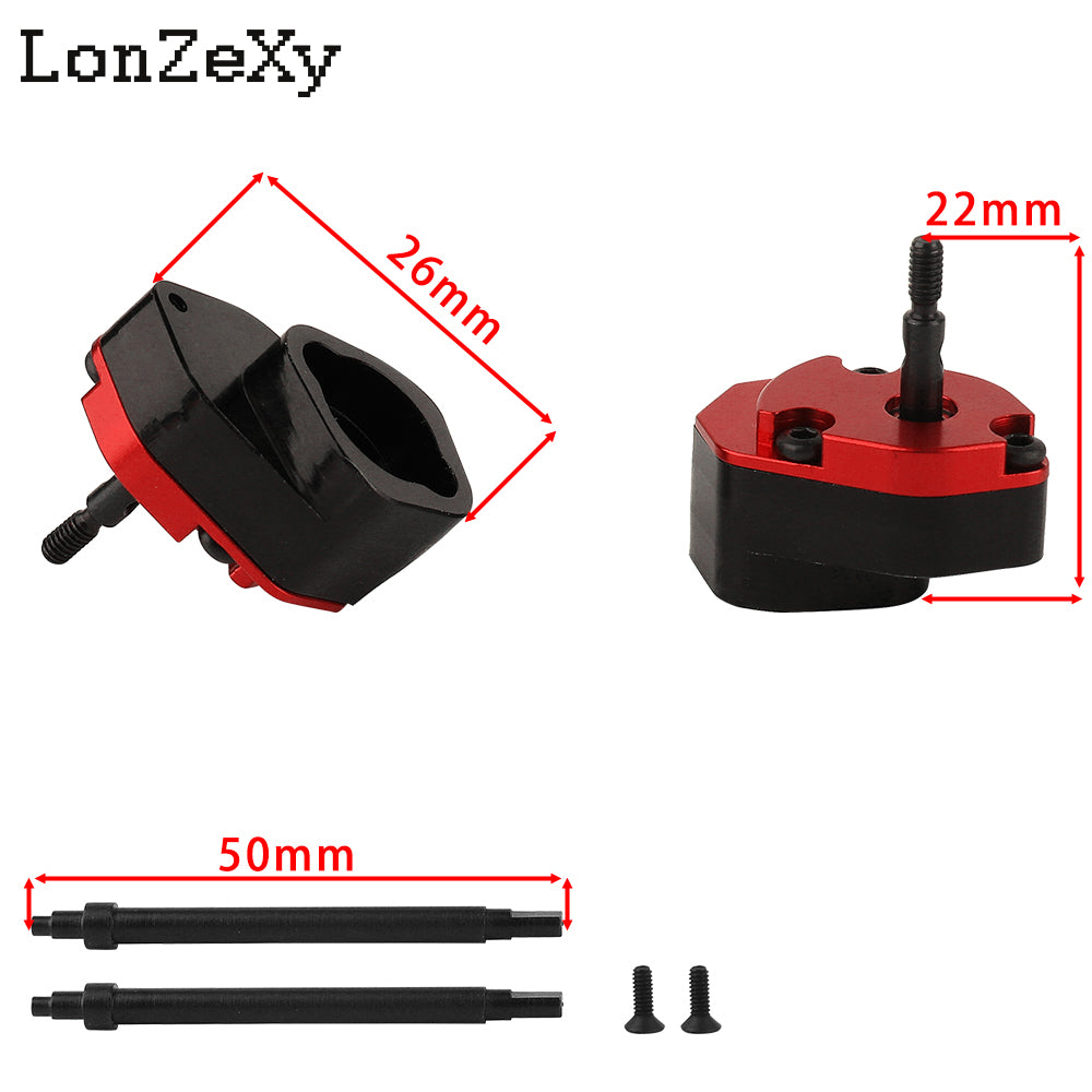 LONZEXY Axle Heightening Upgrade Kits For TRX4M (Front & Rear)