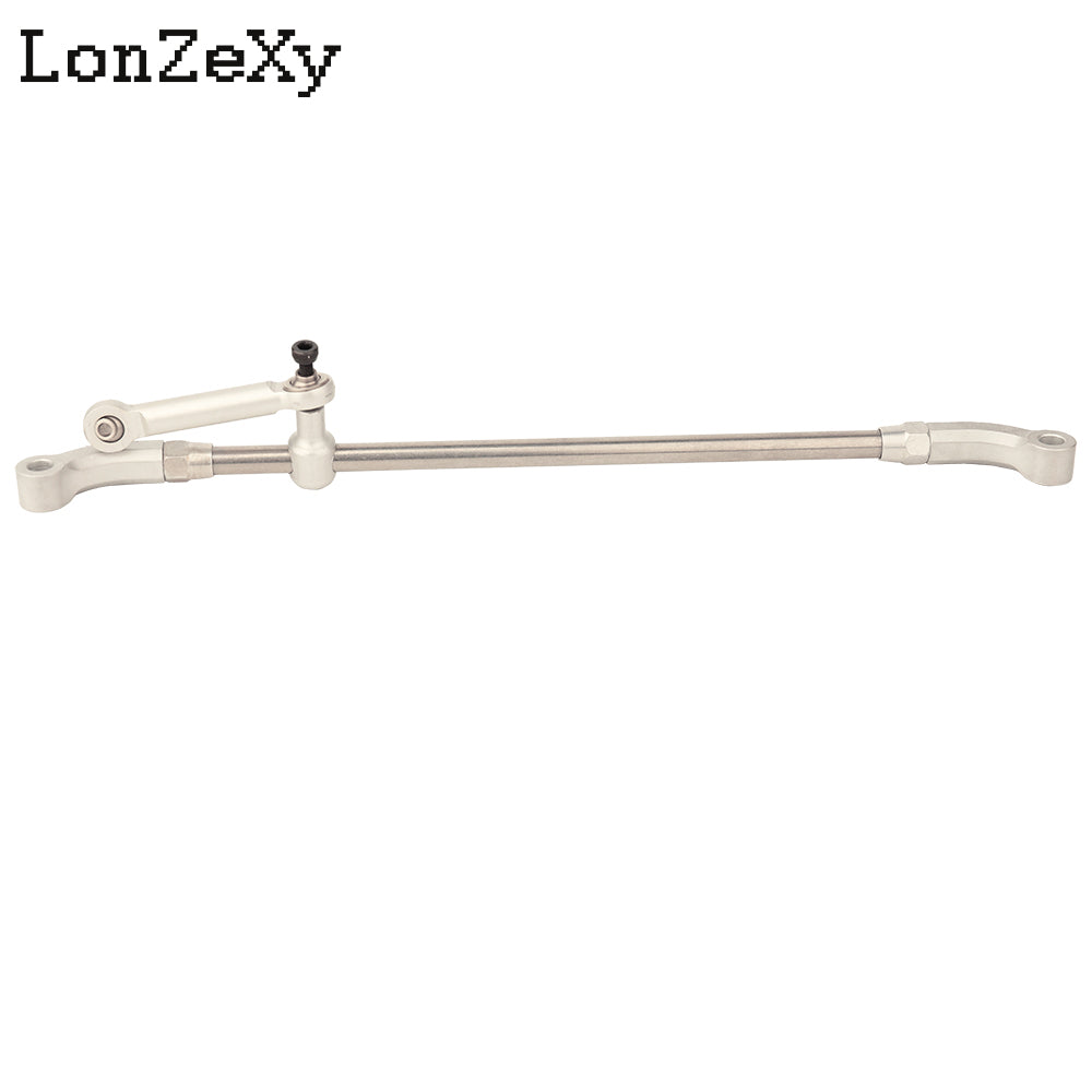 Lonzexy Aluminum Front Steering Rod Tie Links for 1/8 LMT  AXLE 4WD LOS04022 RC Upgrade Part