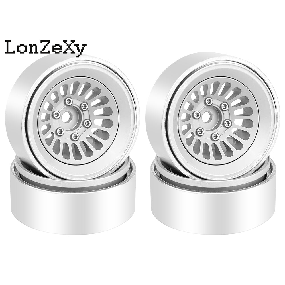 LonzeXy 4PCS Aluminum Alloy Wheel Rims for SCX24