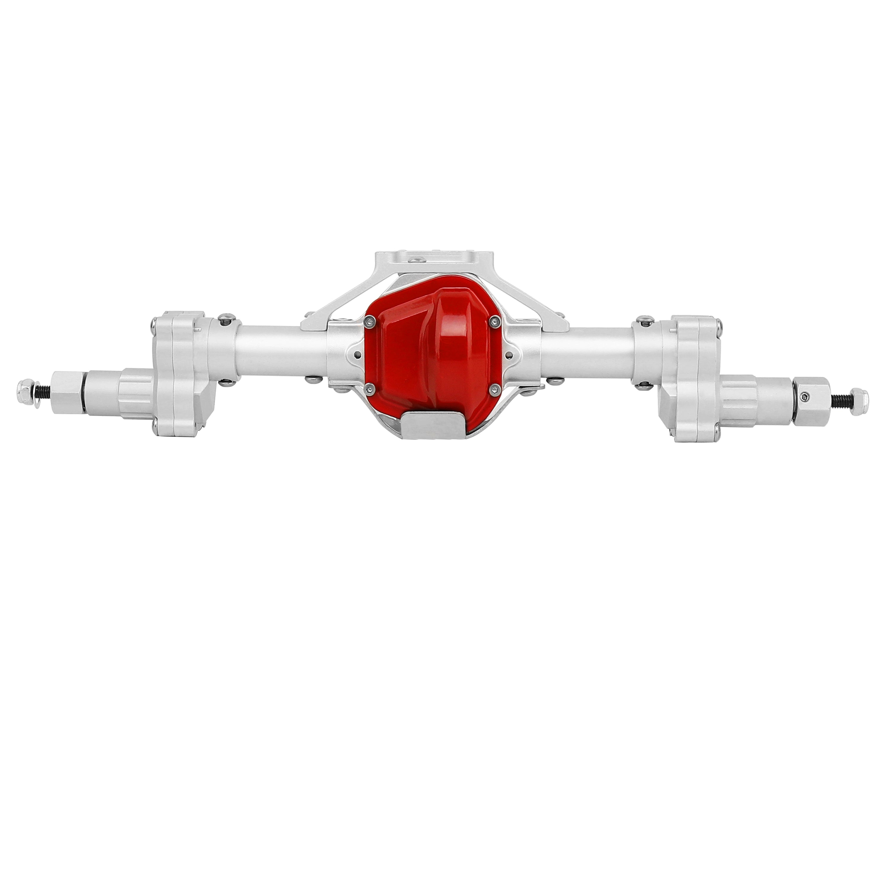 LonZeXy CNC Aluminum Portal Axles Complete Front & Rear Axles Set, Lift Portal Axle Housing For 1/10 Axial SCX10 Gen1 Gen2 RC Crawler Car Metal Upgrade Parts