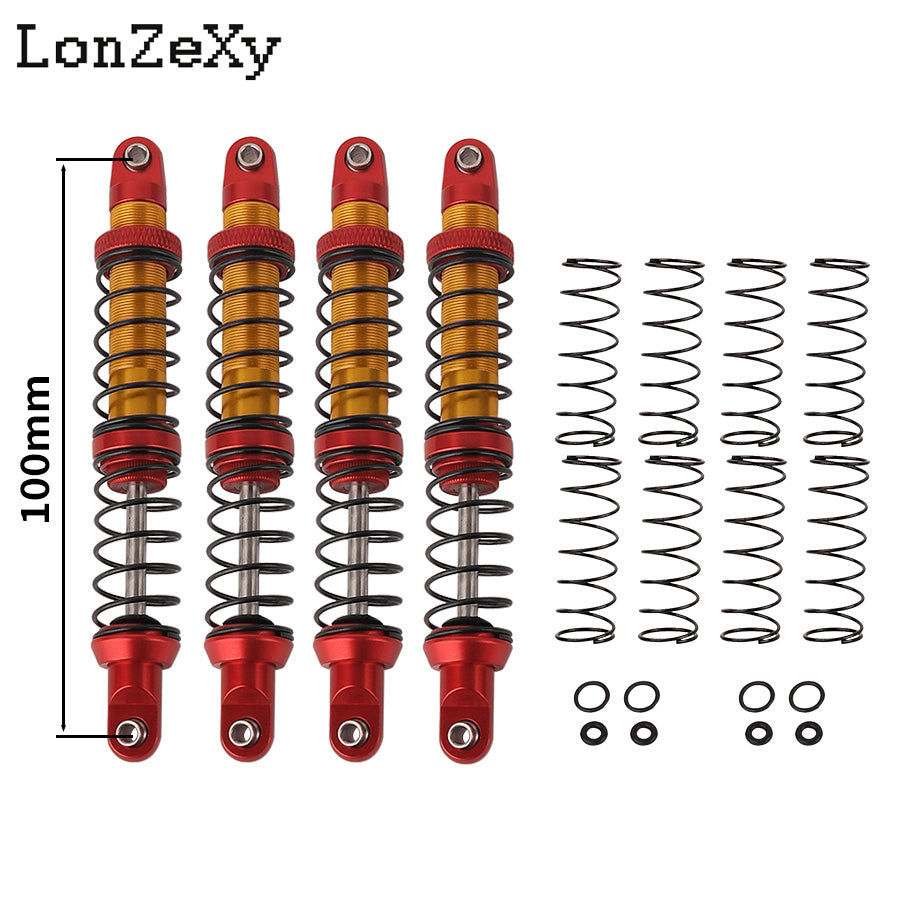 LONZEXY Absorber Set 4pcs  for 1/10 SCX10 AXI231017 TRX-4