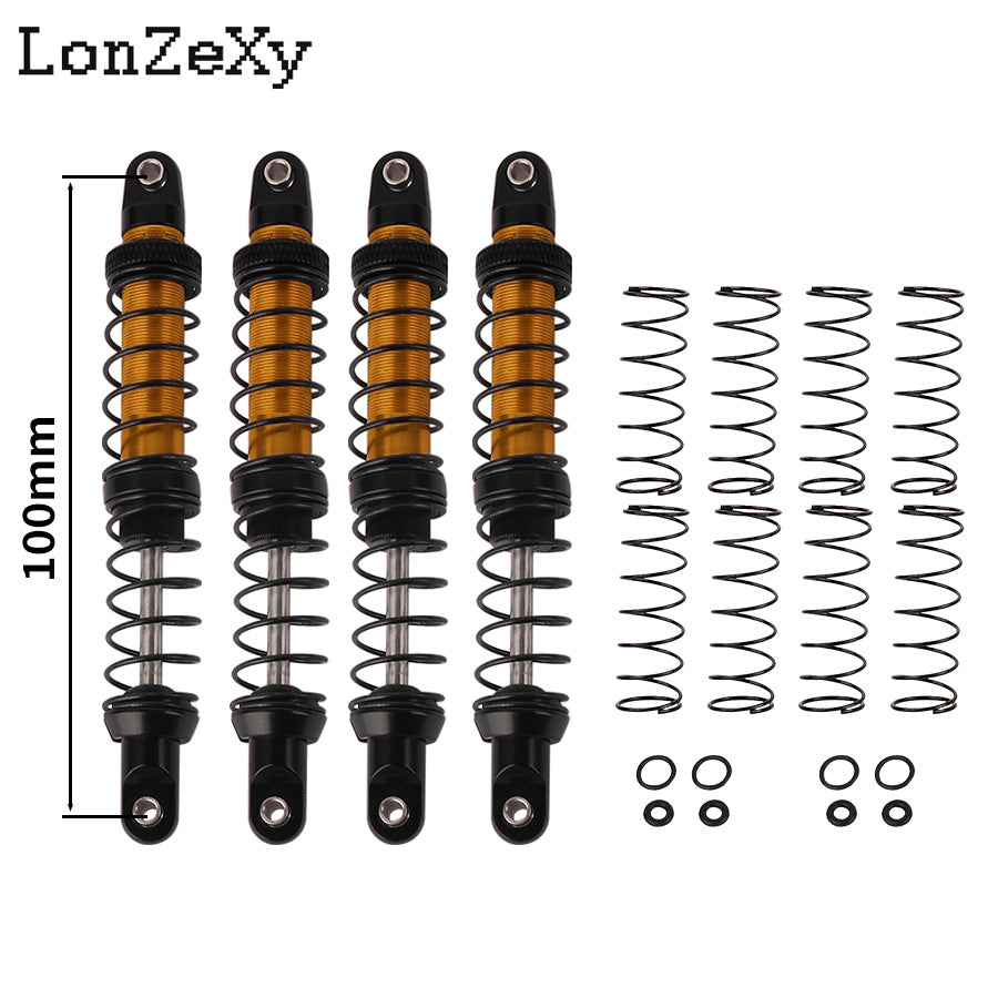 LONZEXY Absorber Set 4pcs  for 1/10 SCX10 AXI231017 TRX-4