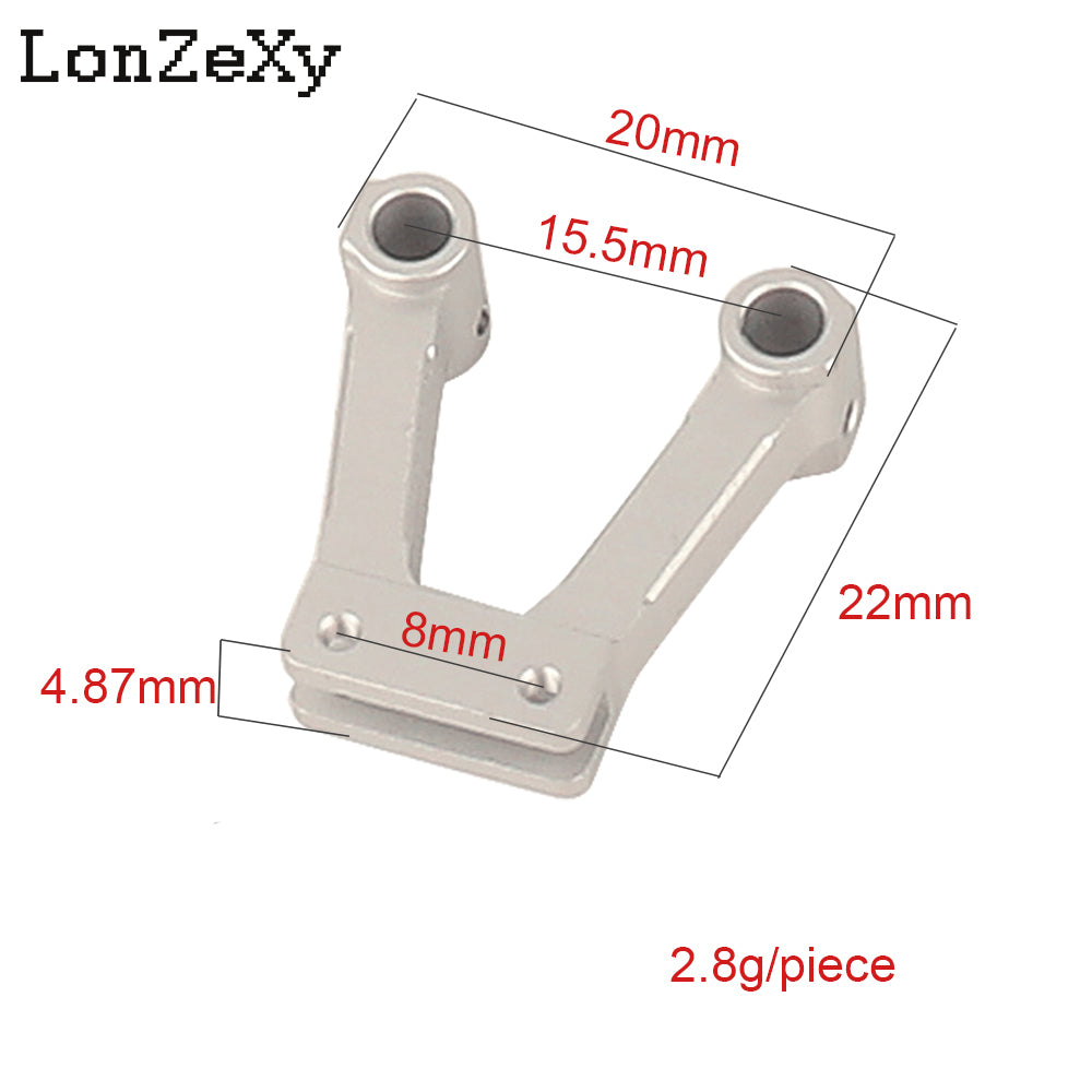 Lonzexy RC Car Body Part for AX24 1/24 RC Car Front Body Post Mounts RC Car Metal Upgrade Accessories Parts