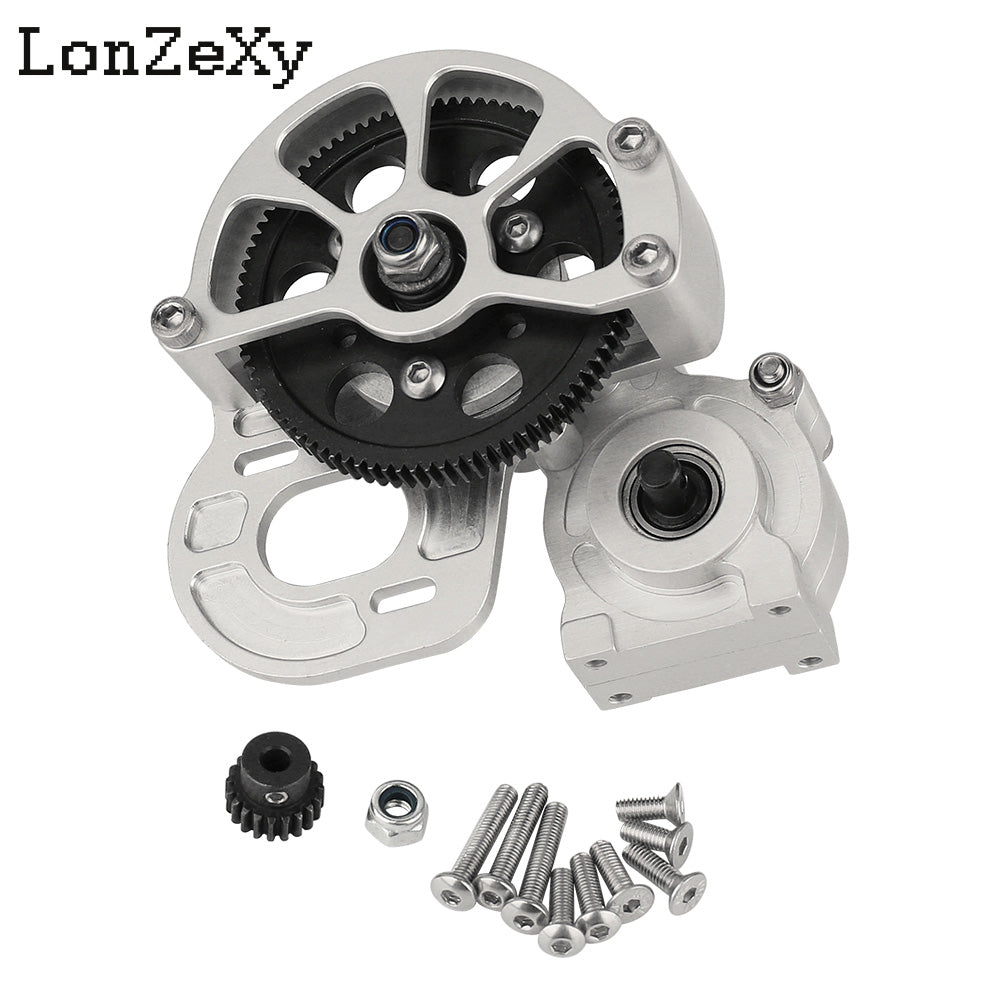 LONZEXY Metal Forward Transmission Gearbox for SCX10 & SCX10 II
