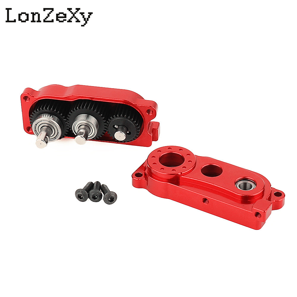 Lonzexy Metal Frame Front Gearbox for  Scx10 I II