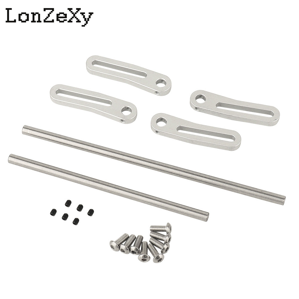 LONZEXY Metal Front Rear Modular Bumper for 1/10 LCG TRX4 TRX6 SCX10 Capra