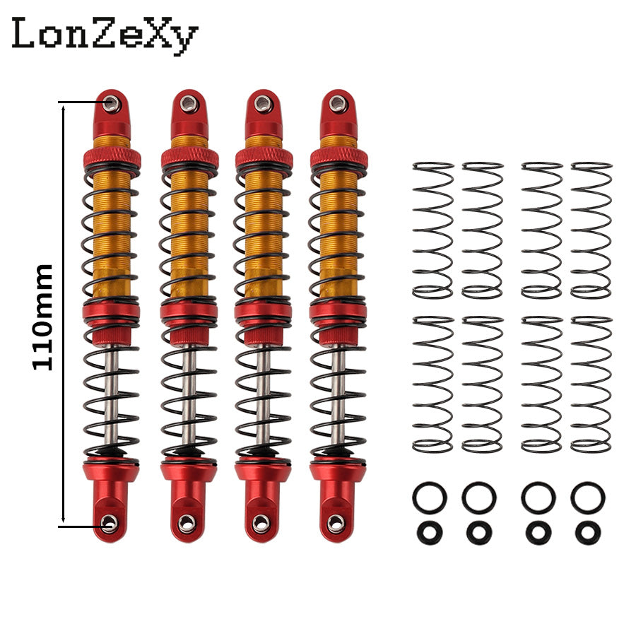 LONZEXY Absorber Set 4pcs  for 1/10 SCX10 AXI231017 TRX-4