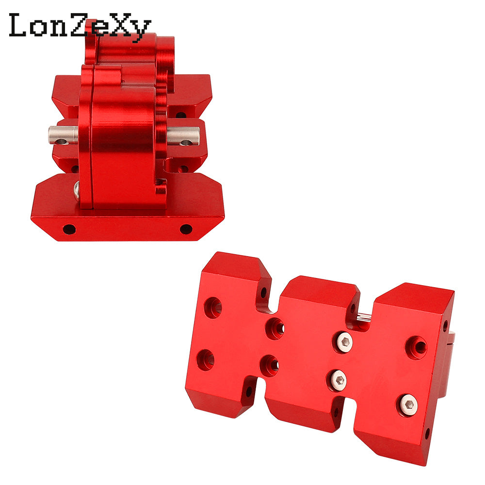 LONZEXY Transmission with Adjustable Skid Plate for SCX10