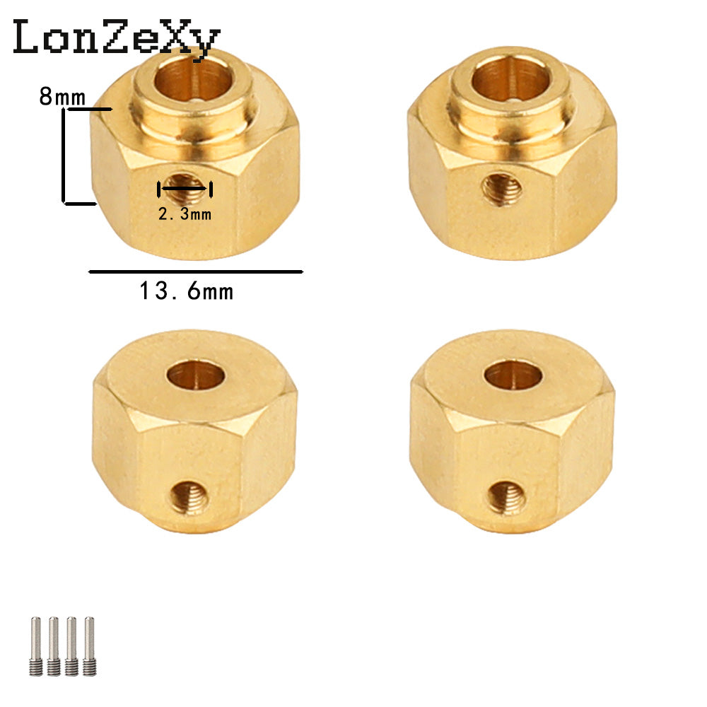 LONZEXY Wheel Hex Adapters  for Redcat Ascent 1/10
