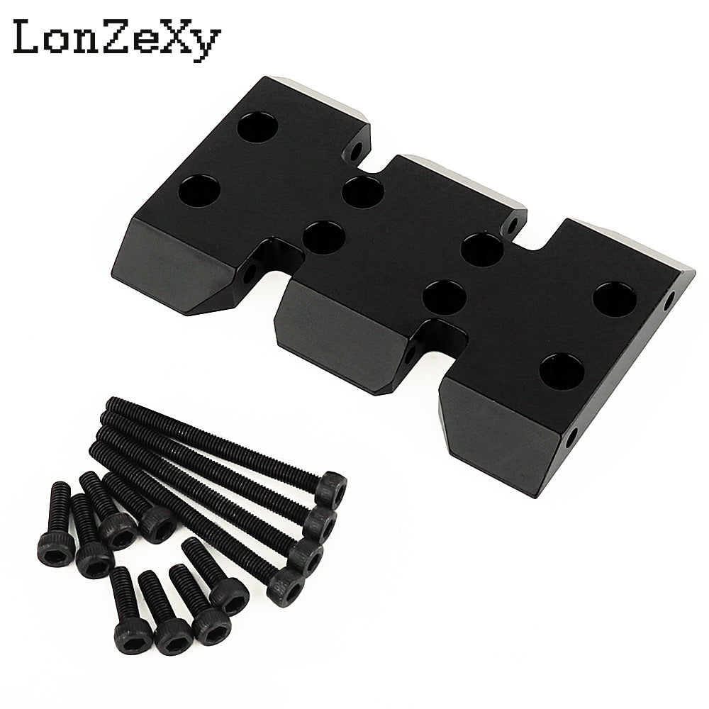 LONZEXY Transmission Mount Gearbox Skid Plate for SCX10