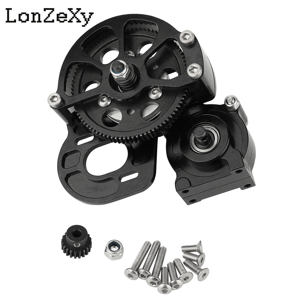 LONZEXY Metal Forward Transmission Gearbox for SCX10 & SCX10 II