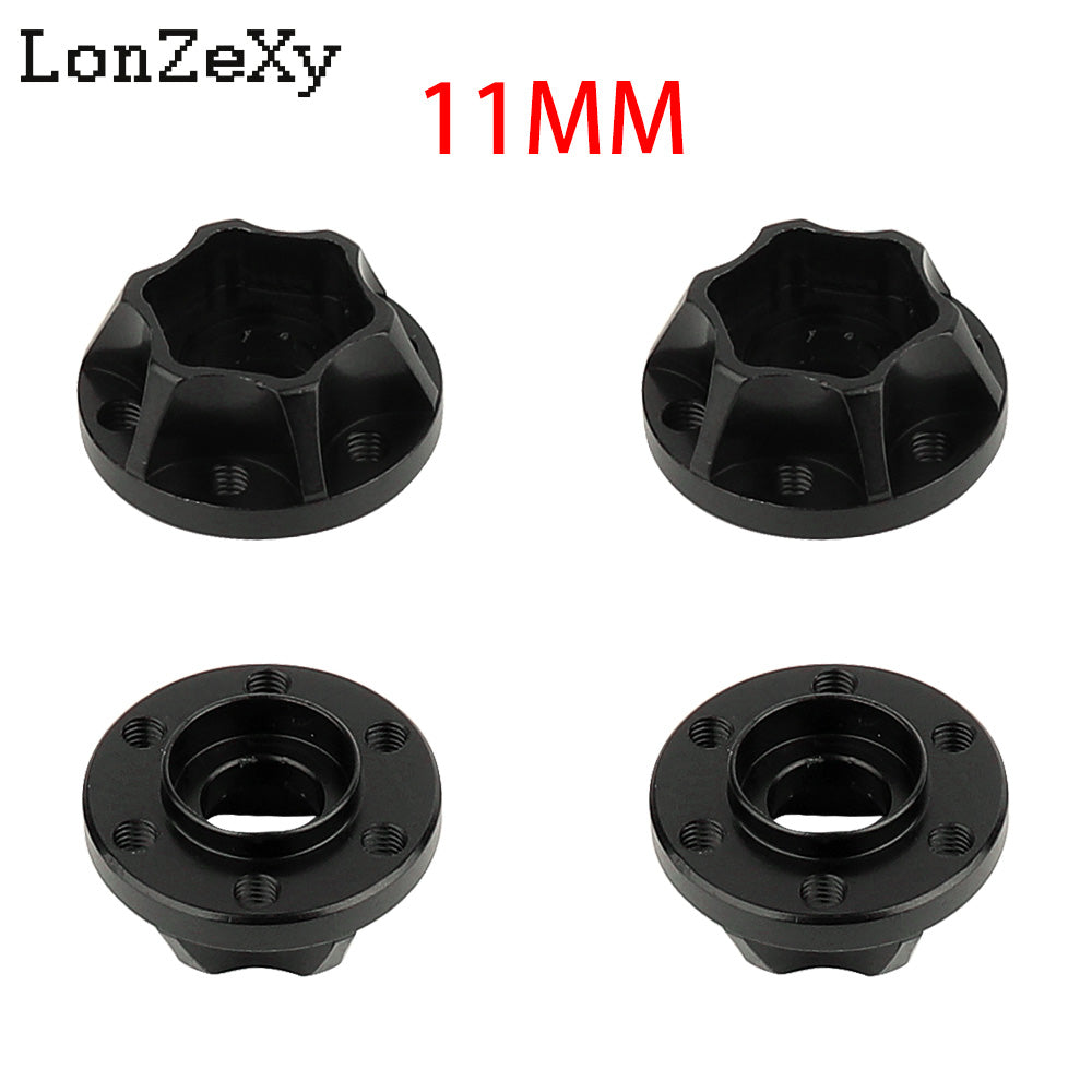 LONZEXY Metal Adapters Hex for 1.9inch 2.2inch Wheel Rim 4Pcs for Scx10 Trx4 Wraith