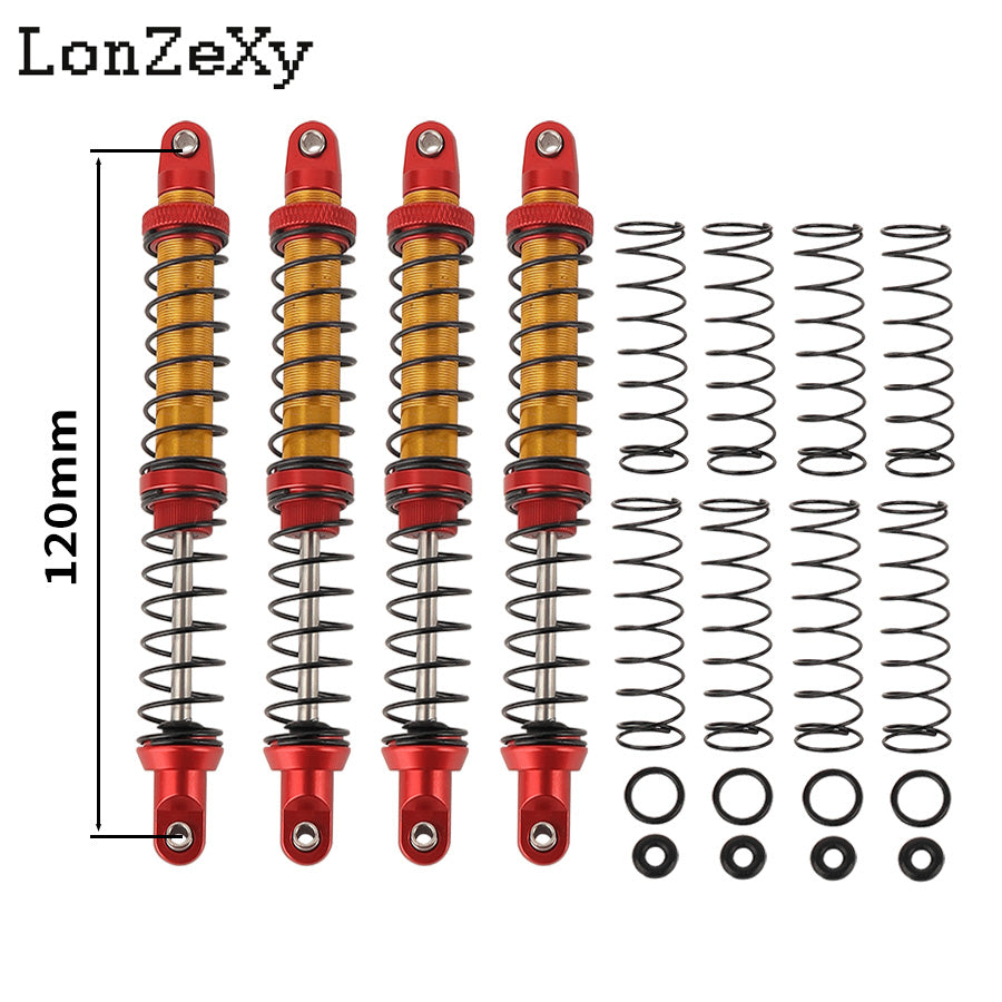 LONZEXY Absorber Set 4pcs  for 1/10 SCX10 AXI231017 TRX-4