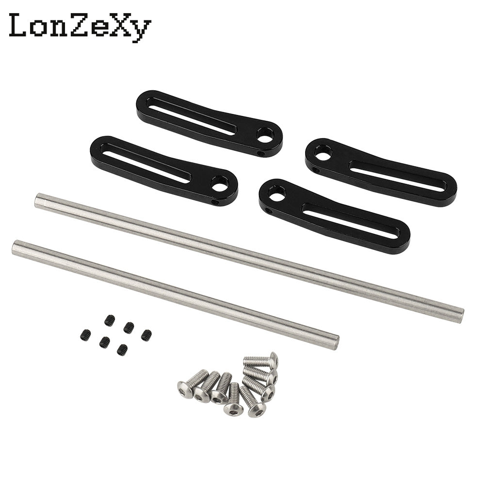 LONZEXY Metal Front Rear Modular Bumper for 1/10 LCG TRX4 TRX6 SCX10 Capra