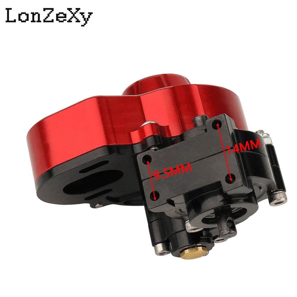 LONZEXY Complete Metal Transmission Gearbox+Gear for SCX10