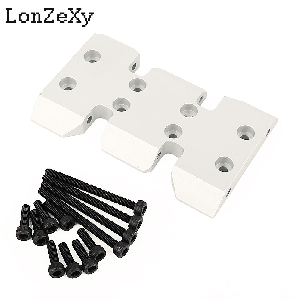 LONZEXY Transmission Mount Gearbox Skid Plate for SCX10