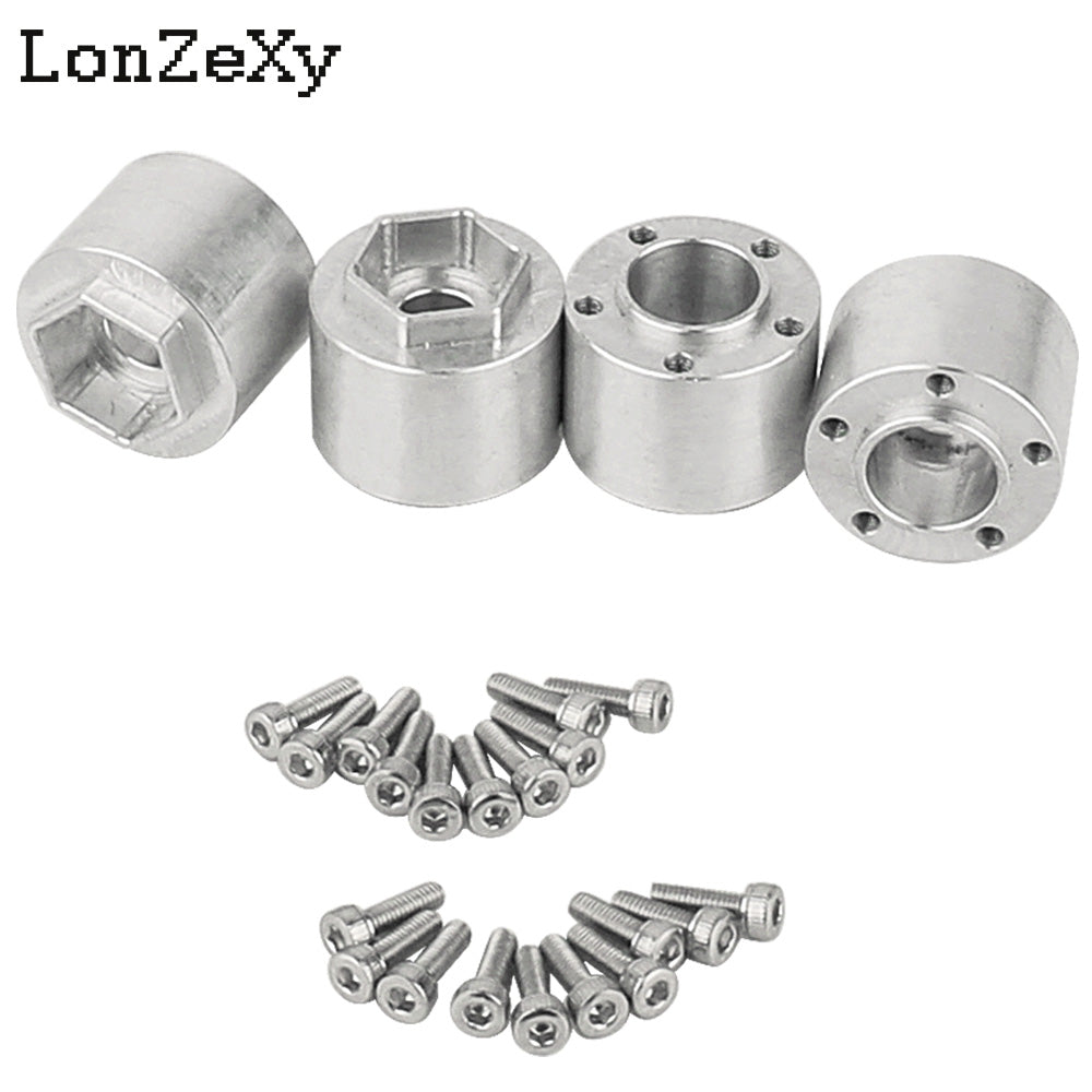 LONZEXY Aluminum Alloy 5-Hole Couplers - 4 Pack for SCX10