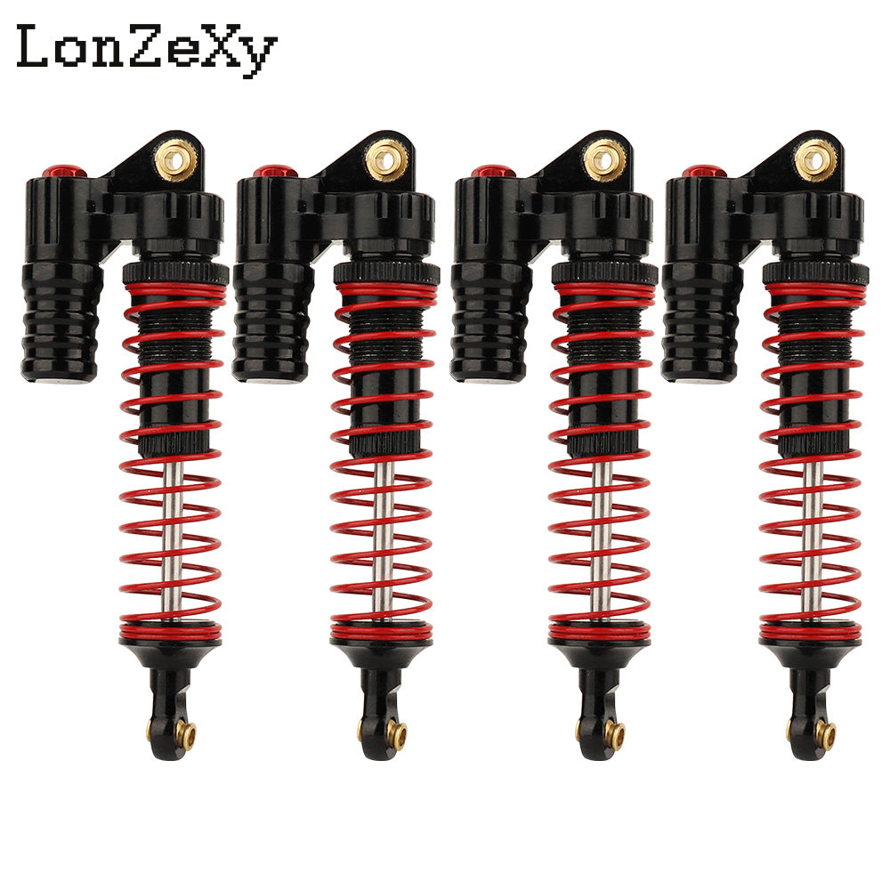 LONZEXY Metal Negative Pressure Shock Set for SCX10 4pcs