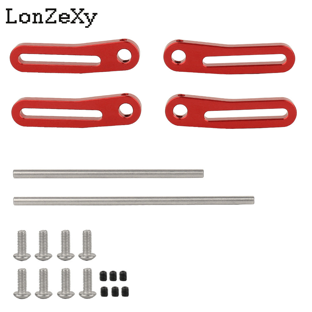 LONZEXY Metal Front Rear Modular Bumper for 1/10 LCG TRX4 TRX6 SCX10 Capra