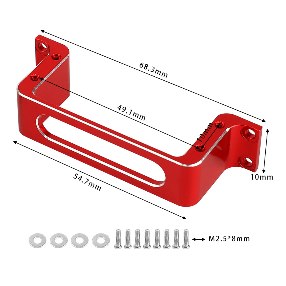 Lonzexy CNC Fixed Wing UAV Plane Aluminum Alloy Standard Medium Servo Mounting Bracket Fixed Frame RC Airplane