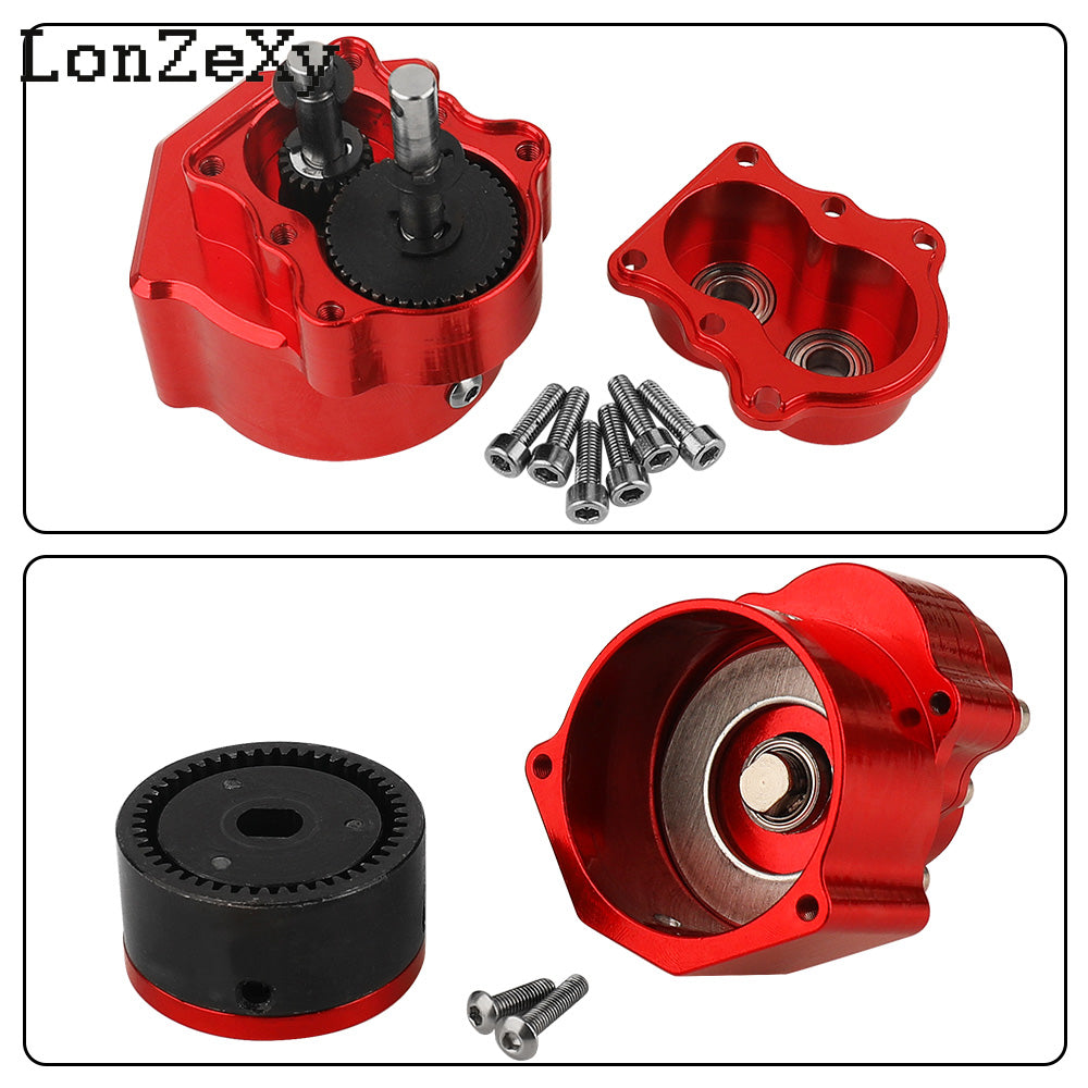LONZEXY Gearbox with Gear for SCX10 SCX10 II