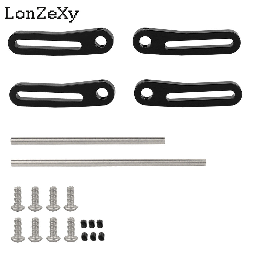 LONZEXY Metal Front Rear Modular Bumper for 1/10 LCG TRX4 TRX6 SCX10 Capra