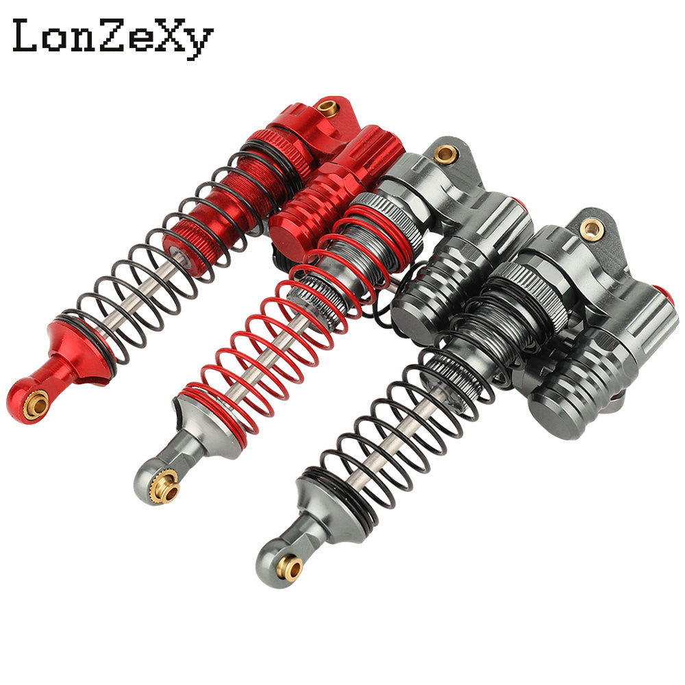 LONZEXY Metal Negative Pressure Shock Set for SCX10 4pcs