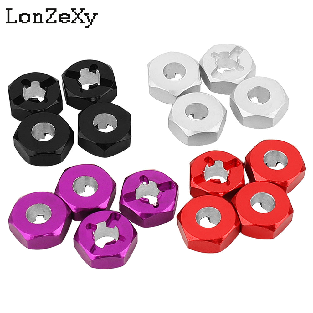 LONZEXY Alloy Wheel Hex Hub Adapter for 1/14 MJX Hyper GO