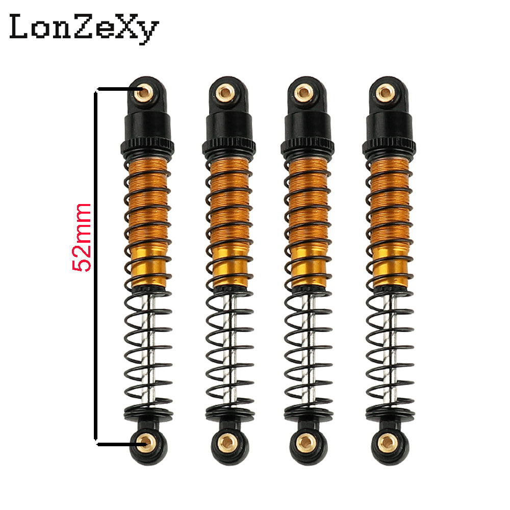 Lonzexy Shocks-Long Double Barrel Damper 51mm for SCX24  1/24 RC