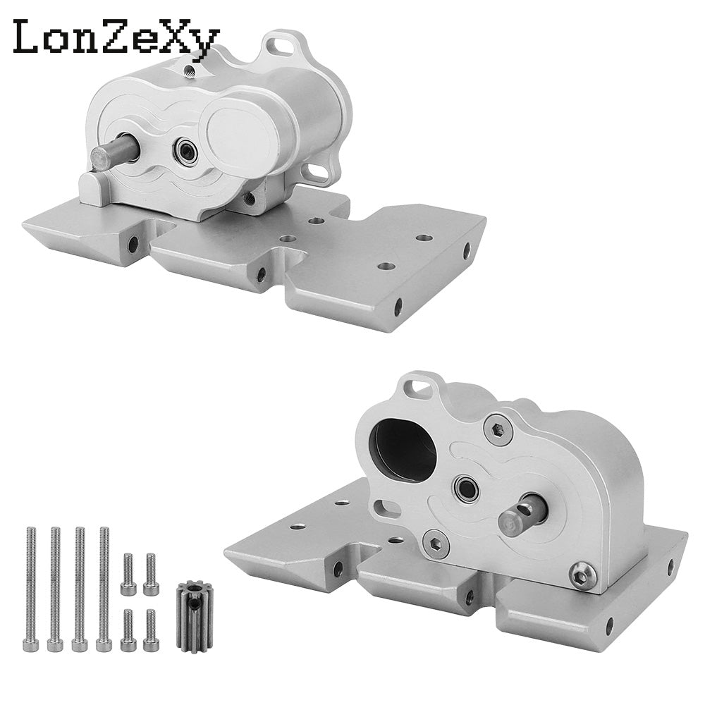 LONZEXY Transmission with Adjustable Skid Plate for SCX10