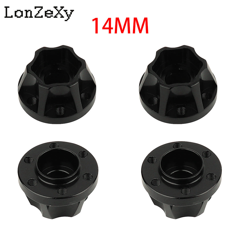 LONZEXY Metal Adapters Hex for 1.9inch 2.2inch Wheel Rim 4Pcs for Scx10 Trx4 Wraith