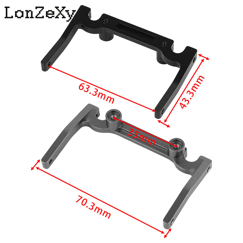 LONZEXY Metal Battery Panel Bracket for SCX10