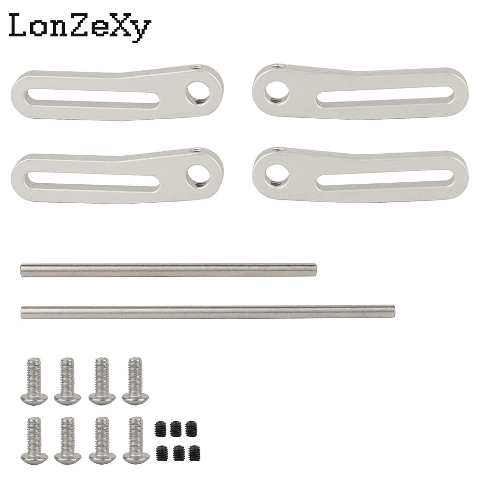 LONZEXY Metal Front Rear Modular Bumper for 1/10 LCG TRX4 TRX6 SCX10 Capra